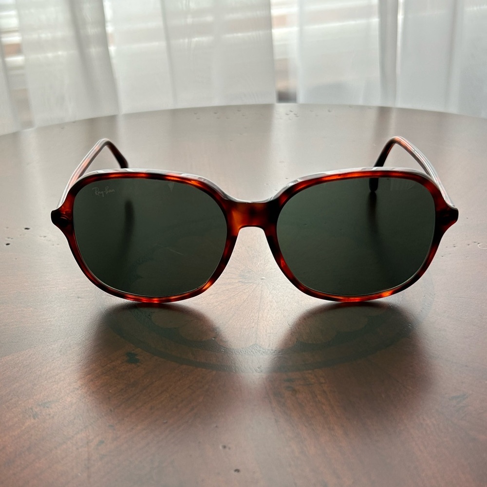 Ray-Ban Women's Tortoiseshell Green Lens Sunglasses - Picture 6 of 12